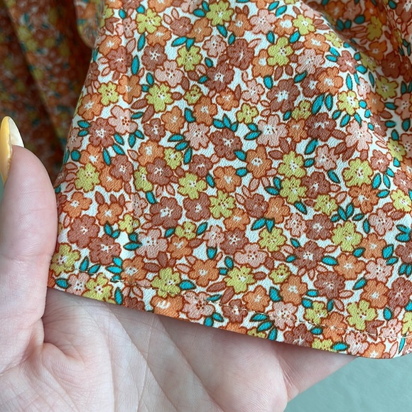 Petal & Pup floral fall multi color dress - Picture 9 of 9